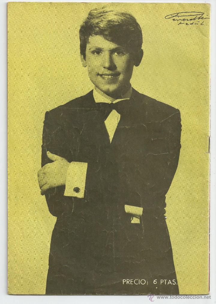 Cat&aacute;logos de m&uacute;sica: CANCIONERO MODERNO *RAPHAEL* - EDICIONES ESTE 1965 - Foto 2