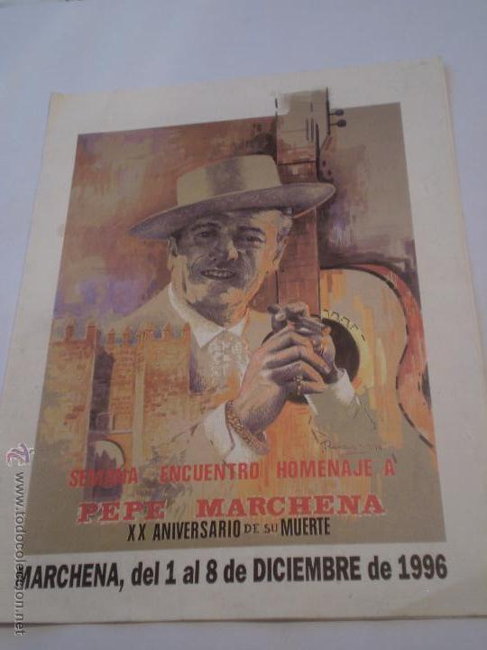 Cat&aacute;logos de M&uacute;sica: SEMANA ENCUENTRO HOMENAJE A PEPE MARCHENA.MARCHENA,SEVILLA,1996