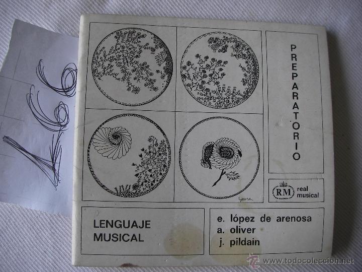 Cat&aacute;logos de m&uacute;sica: ANTIGUO LIBRO PREPARATORIO - LENGUAJE MUSICAL - Foto 1
