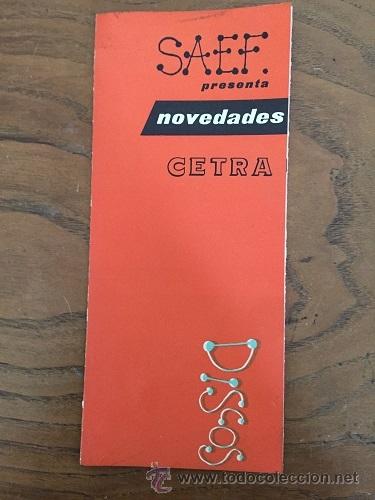 Cat&aacute;logos de m&uacute;sica: SAEF NOVEDADES CETRA - Foto 1