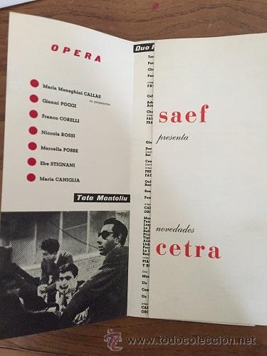 Cat&aacute;logos de m&uacute;sica: SAEF NOVEDADES CETRA - Foto 2