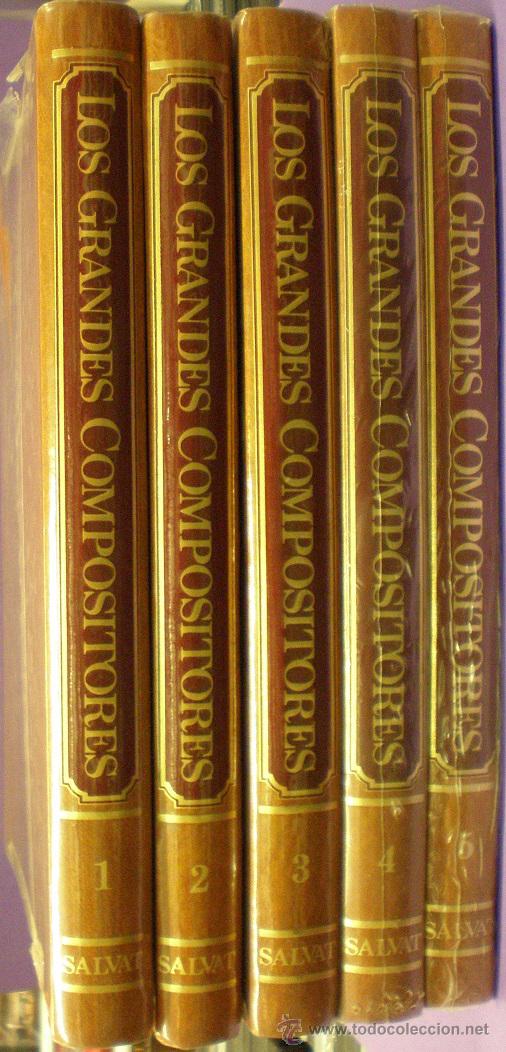 Catalogues de Musique: Los Grandes Compositores - Salvat - 5 tomos - Precintados