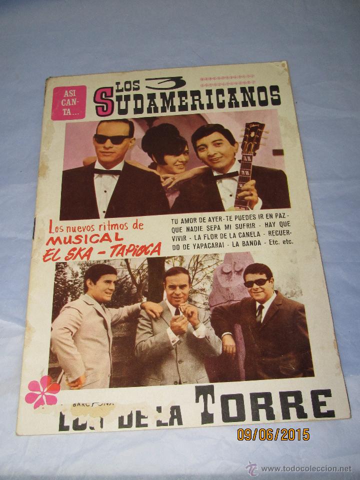 Catalogues de Musique: Antiguo Cancionero AS&Iacute; CANTA con LOS 3 SUDAMERICANOS y LOS DE LA TORRE Ediciones ALAS del a&ntilde;o 1967.