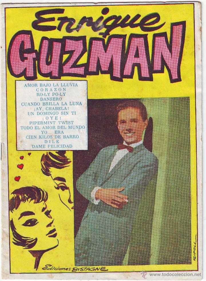 Cat&aacute;logos de M&uacute;sica: CANCIONERO DE ENRIQUE GUZMAN A&Ntilde;O 1963