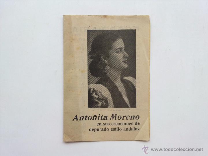Catalogues de Musique: CANCIONERO, ANTO&Ntilde;ITA MORENO