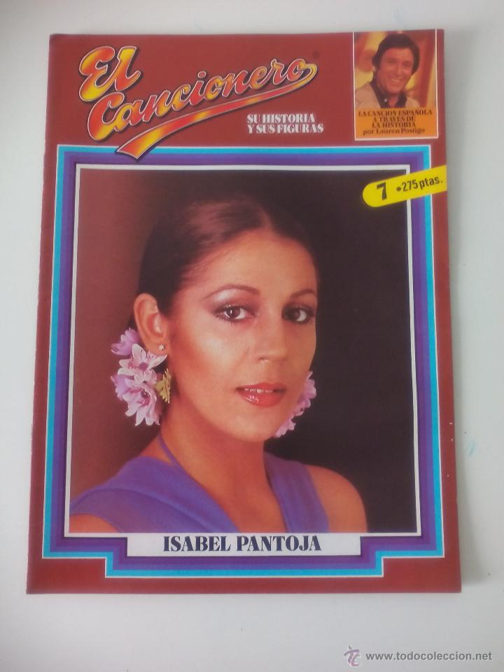 Cat&aacute;logos de M&uacute;sica: EL CANCIONERO, SU HISTORIA Y SUS FIGURAS N&ordm; 7 Isabel Pantoja POR LAUREN POSTIGO. 1980