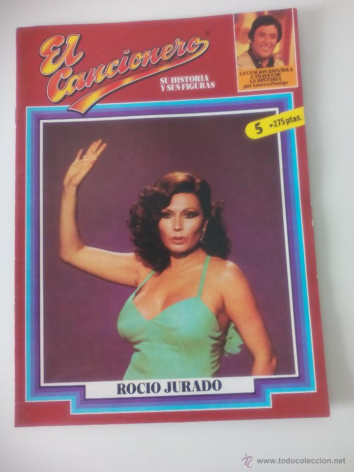 Cat&aacute;logos de M&uacute;sica: EL CANCIONERO, SU HISTORIA Y SUS FIGURAS N&ordm; 5 Rocio Jurado POR LAUREN POSTIGO. 1980