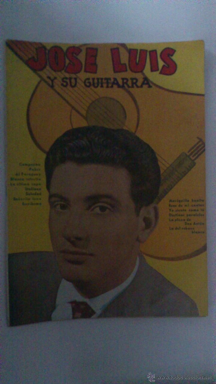 Catalogues de Musique: JOSE LUIS Y SU GUITARRA, CANCIONERO N&ordm; 56, EDITORIAL ALAS, A&Ntilde;O 1959