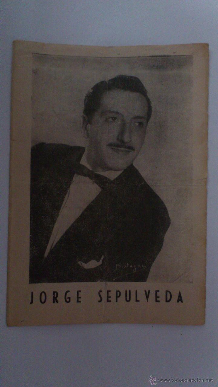 Catalogues de Musique: JORGE SEPULVEDA, SUS CANCIONES