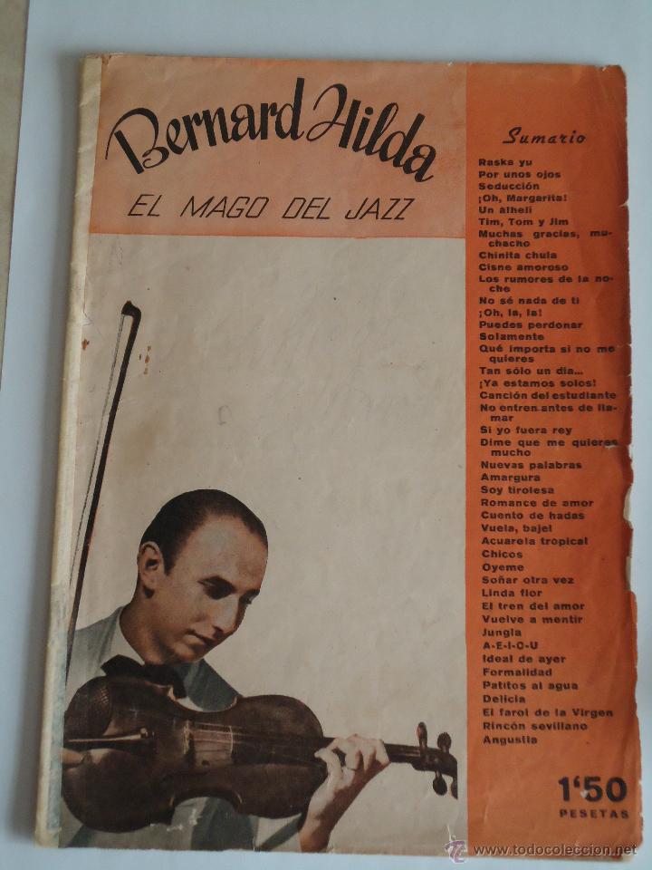 Catalogues de Musique: CANCIONERO BERNARD HILDA. EL MAGO DEL JAZZ