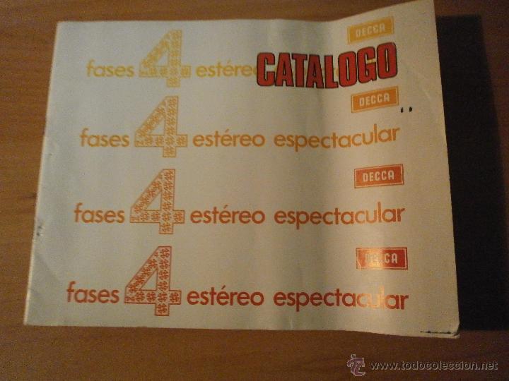 Catalogues de Musique: CATALOGO DECCA FASES 4 ESTEREO ESPECTACULAR