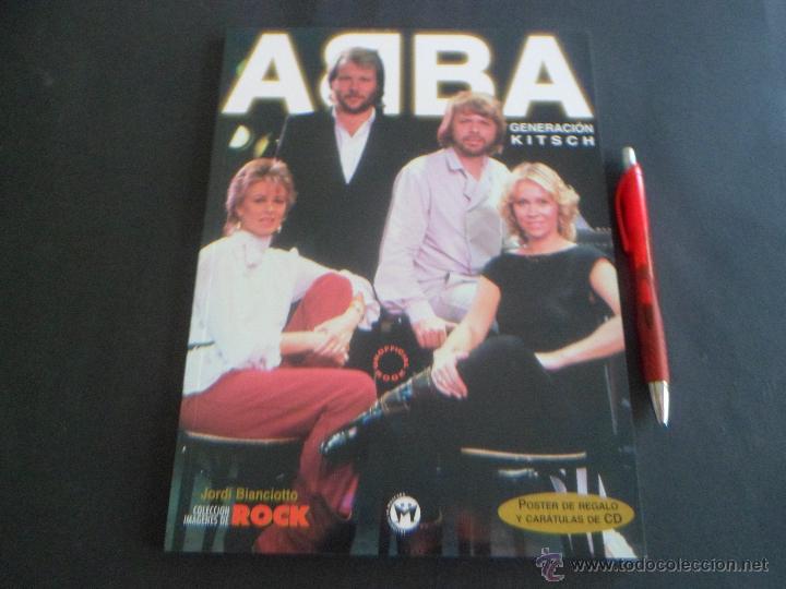 Cat&aacute;logos de M&uacute;sica: GRUPO ABBA - EDITORIAL LA MASCARA - JORDI BIANCIOTTO - 64 PAGINAS - CON POSTER - A&Ntilde;O 2000