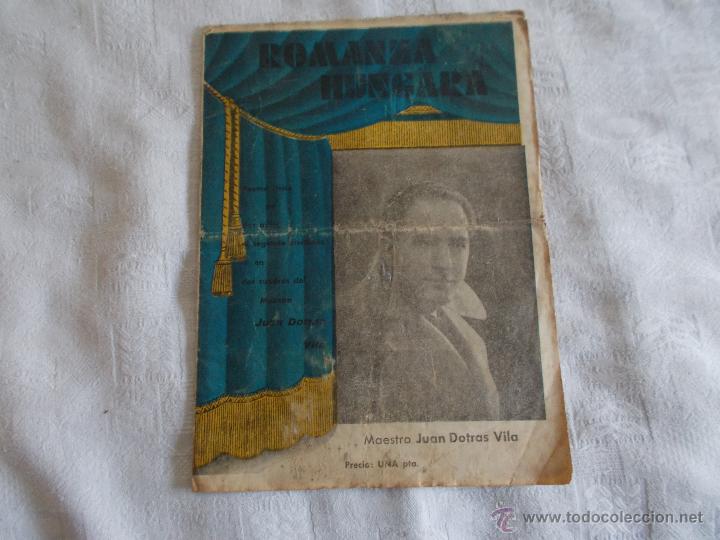 Cat&aacute;logos de m&uacute;sica: ROMANZA HUNGARA - Foto 1