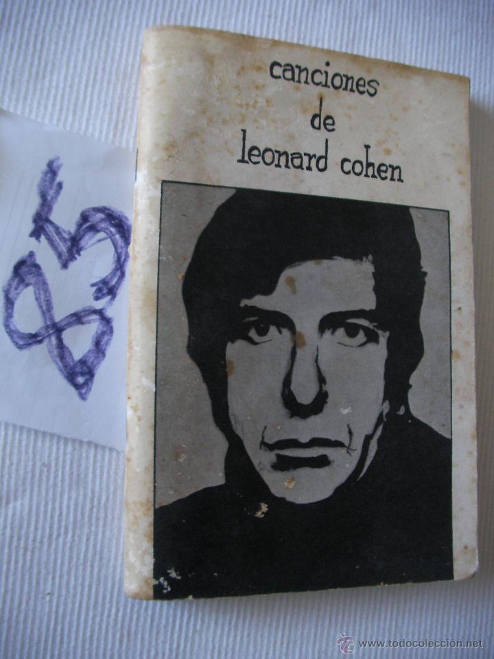 Cat&aacute;logos de m&uacute;sica: CANCIONES DE LEONARD COHEN - Foto 1
