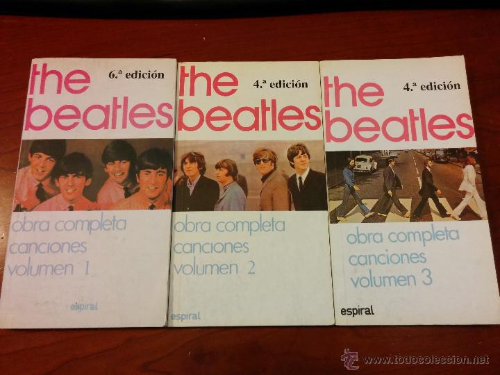 Cat&aacute;logos de M&uacute;sica: The Beatles -  Obra Completa canciones Volumen 1,2 y 3       - Espiral -