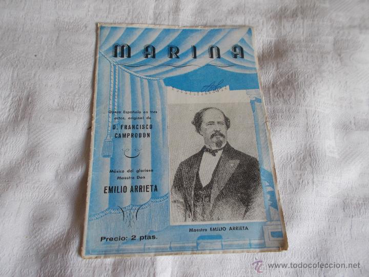 Cat&aacute;logos de m&uacute;sica: MARINA - Foto 1