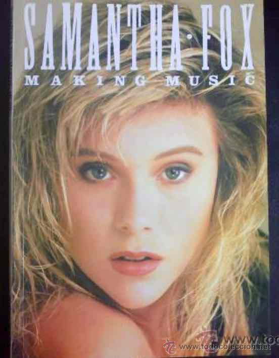 Cat&aacute;logos de m&uacute;sica: SAMANTHA FOX, MAKING MUSIC - LIBRO EN INGL&Eacute;S - Foto 1