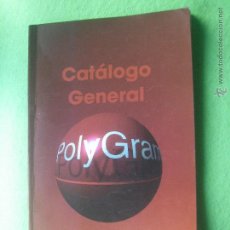 Catálogos de Música: POLYGRAM RECORDS CATALOGO GENERAL FEBRERO DE 1998 CATALOGO DE GENERAL POP PDELUXE. Lote 55057877