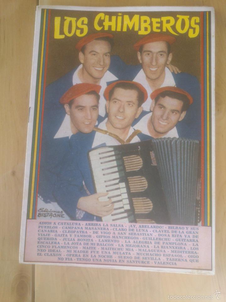 Cat&aacute;logos de M&uacute;sica: LOS CHIMBEROS CANCIONERO A&Ntilde;O 1961