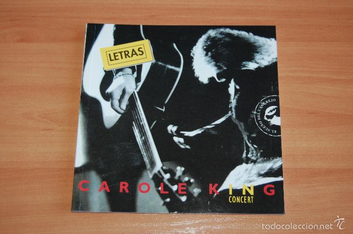 Cat&aacute;logos de M&uacute;sica: LIBRO CAROLE KING.CONCERT. LETRAS . ED CELESTE