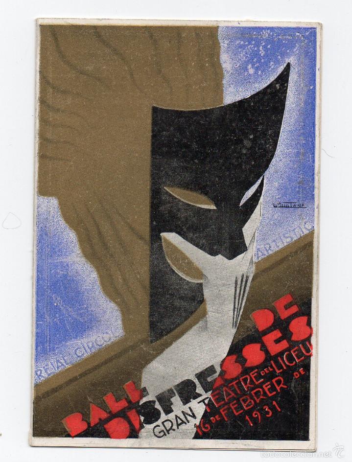Cat&aacute;logos de M&uacute;sica: Ball de disfresses Gran Teatre del Liceu 1931 Reial Circol Artistic ilustrado por L Muntaner