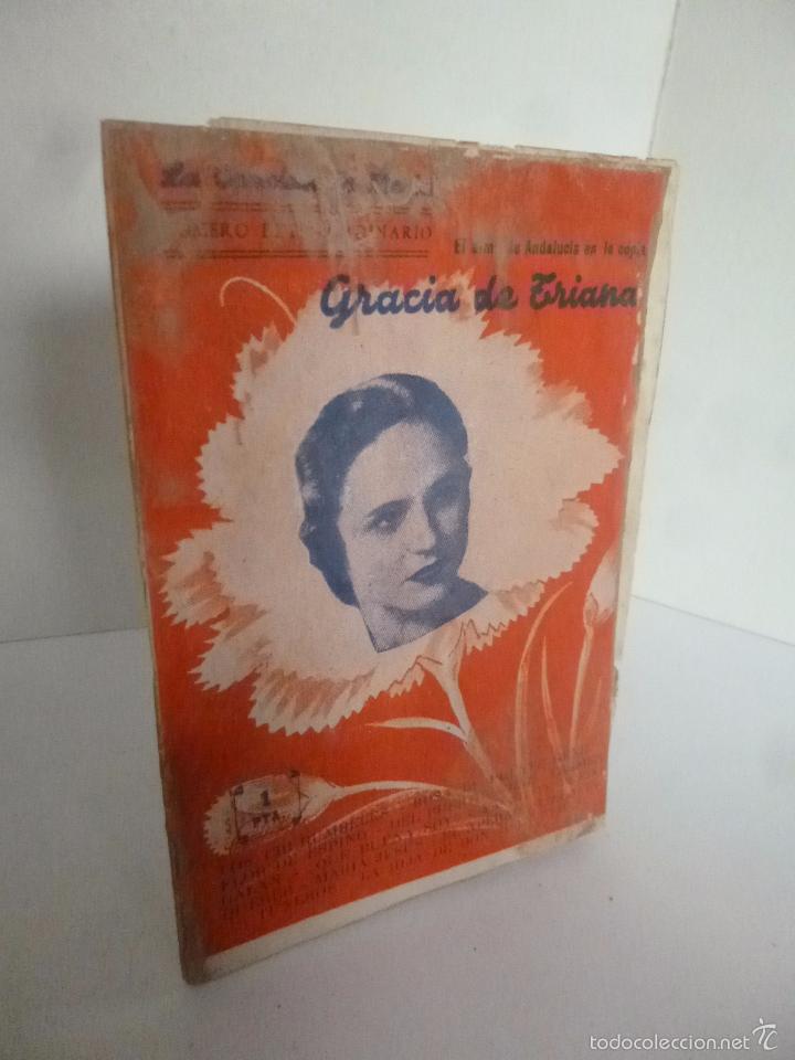 Cat&aacute;logos de M&uacute;sica: CANCIONERO LA CANCI&Oacute;N DE MODA. GRACIA DE TRIANA (N&ordm; EXTRA) (Patri&oacute;ticas, 1950's)