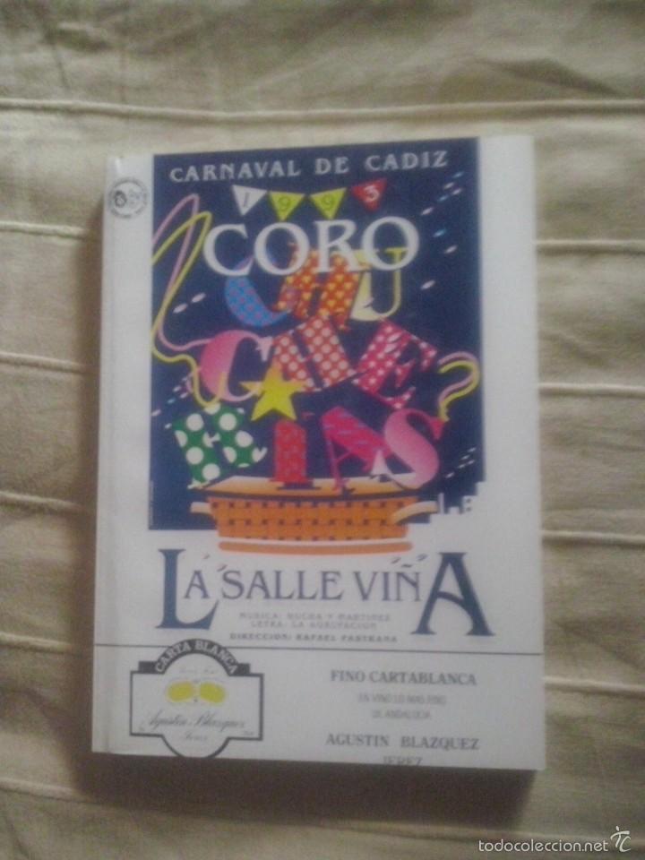 Cat&aacute;logos de M&uacute;sica: carnaval de cadiz coro chucheria 1993