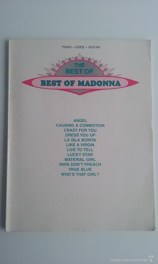 Catalogues de Musique: LIBRO/CANCIONERO THE BEST OF MADONNA.