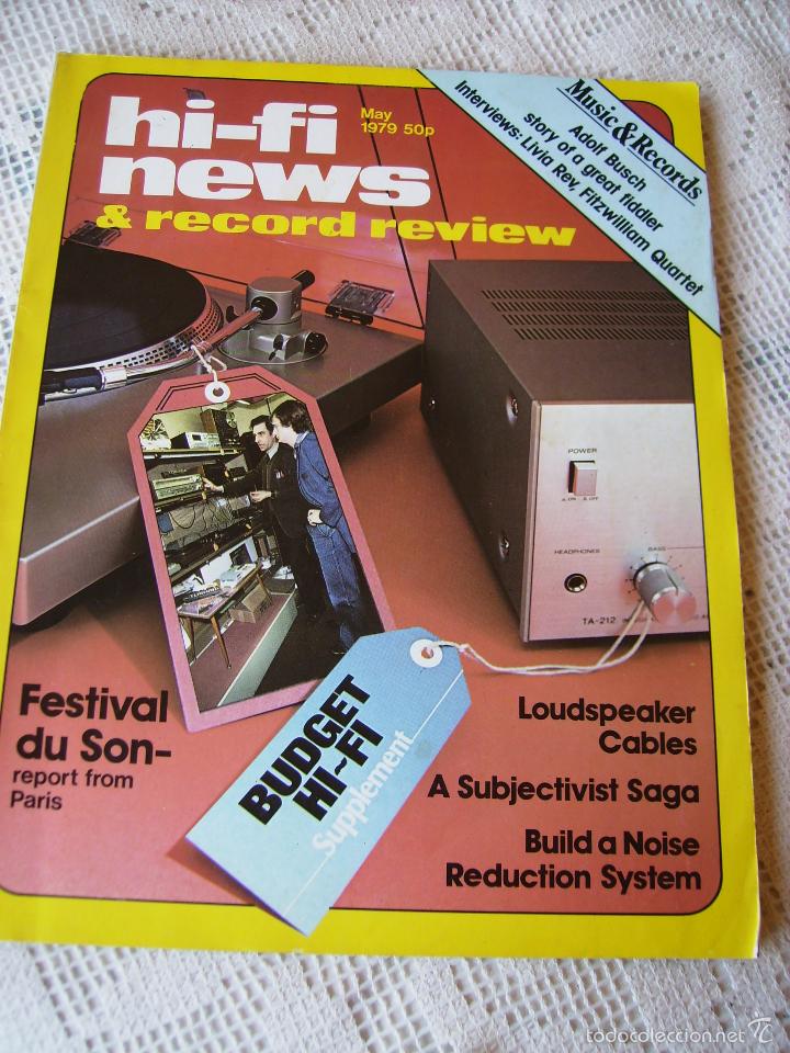 Cat&aacute;logos de M&uacute;sica: **REVISTA, ---HI-FI NEWS&RECORD REIEW----(MAYO 1979) EN INGLES, EXCELENTE ESTADO**194 pag.