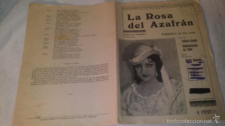 Cat&aacute;logos de m&uacute;sica: LA140 ANTIGUO LA ROSA DEL AZAFRAN - Foto 4