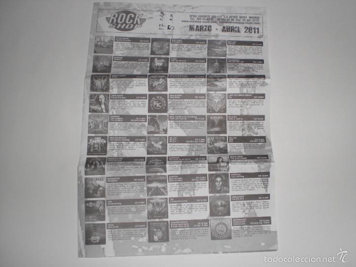Cat&aacute;logos de M&uacute;sica: ROCK SHOP SUPLEMENTO - MARZO ABRIL 2011