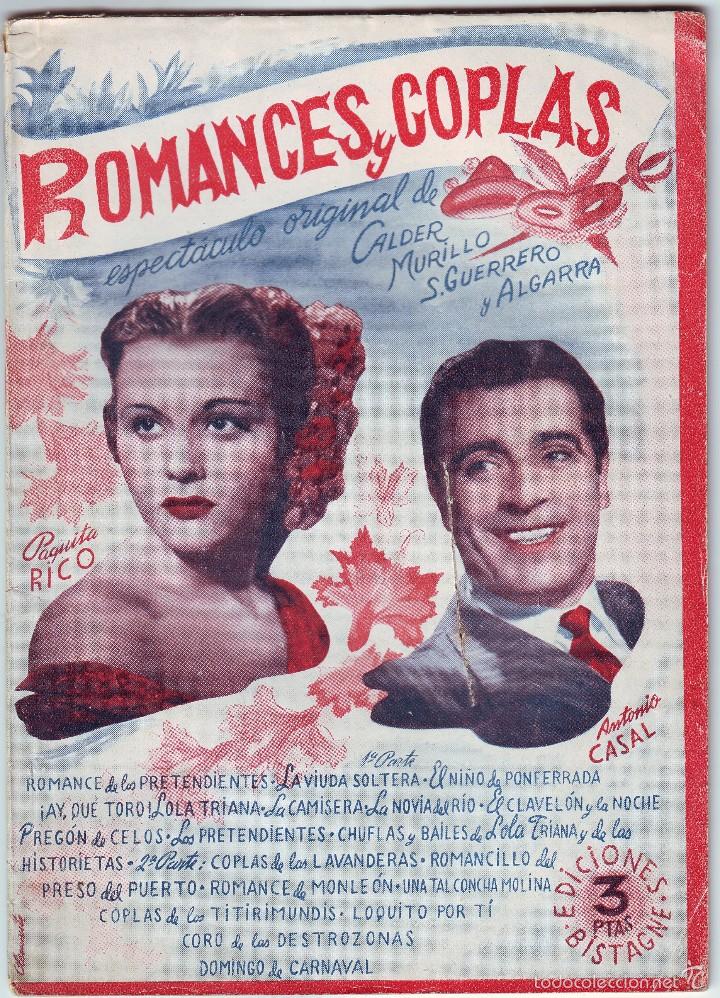 Catalogues de Musique: CANCIONERO DE ROMANCES Y COPLAS