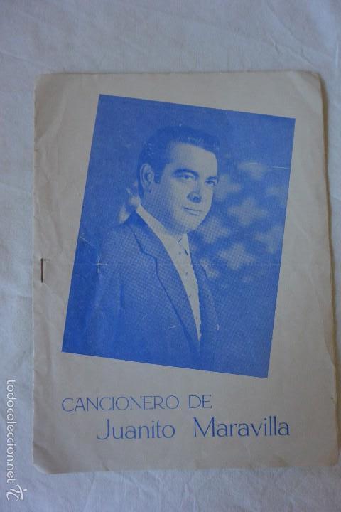 Catalogues de Musique: CANCIONERO DE JUANITO MARAVILLA