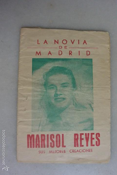Catalogues de Musique: CANCIONERO LA NOVIA DE MADRID MARISOL REYES