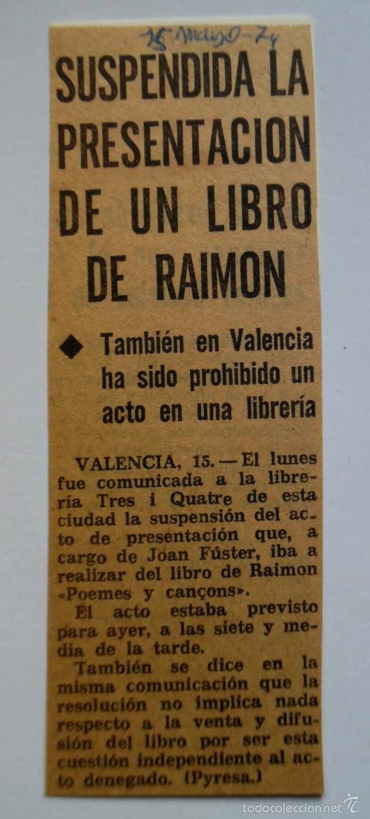 Cat&aacute;logos de m&uacute;sica: Raimon. Poemes y cancons - Foto 2