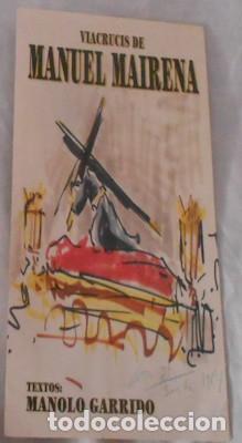 Cat&aacute;logos de M&uacute;sica: TR&Iacute;PTICO VIA CRUCIS DE MANUEL MAIRENA, TEXTOS MANOLO GARRIDO, SEVILLA 1964