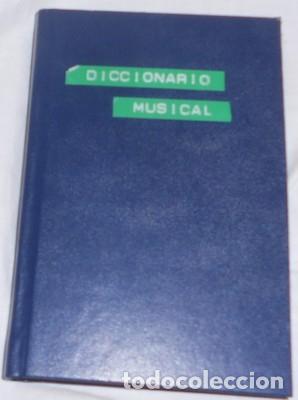 Cataloghi di Musica: PEQUE&Ntilde;O DICCIONARIO MUSICAL, POR RICARDO BACH, ED. AVE, 1944
