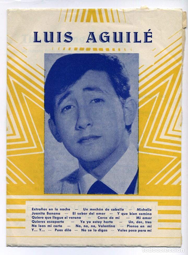 Cataloghi di Musica: LUIS AGUIL&Eacute;. Tama&ntilde;o 16  X 21 cms.. CANCIONERO.