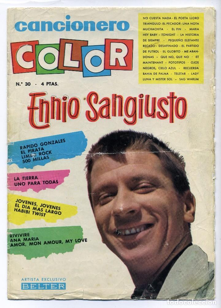 Cataloghi di Musica: ENNIO SANGIUSTO. Tama&ntilde;o 16 X 20 cms.. CANCIONERO.