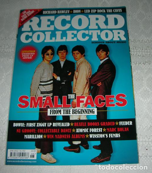 Cat&aacute;logos de M&uacute;sica: REVISTA RECORD COLLECTOR JUNIO 2012 - SMALL FACES Y MUCHO MAS