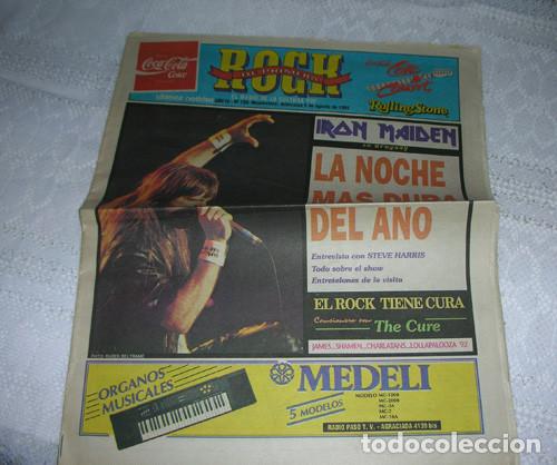 Catalogues de Musique: ENTREVISTA STEVE HARRIS - DE LA GIRA SUDAMERICANA 1992 - PERIODICO