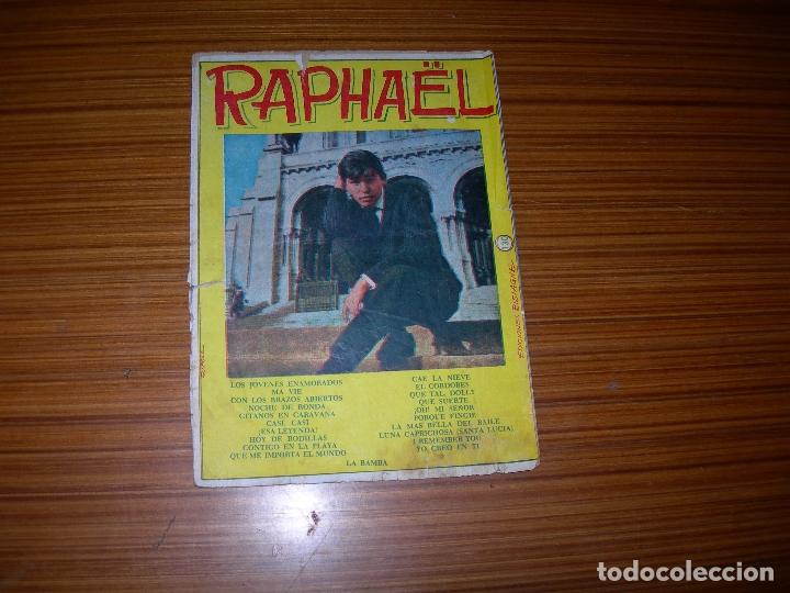 Catalogues de Musique: CANCIONERO N&ordm; 130   RAPHAEL  EDITA BISTAGNE