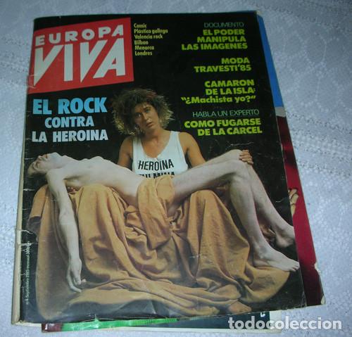 Catalogues de Musique: REVSTA EUROPA VIVA - SEPTIEMBRE 1985 - ESPECIAL LA MOVIDA VALENCIANA Y MUCHO MAS