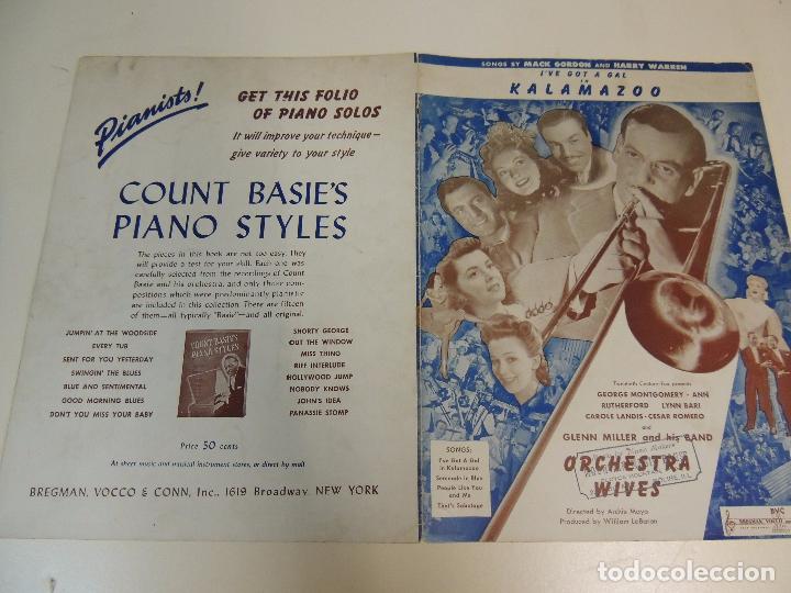 Cat&aacute;logos de M&uacute;sica: cancionero - i&acute;ve got a gal  kalamazoo glenn miller orchestra wives carole landis ed. bregman vocco
