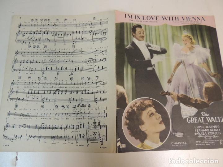 Cat&aacute;logos de M&uacute;sica: cancionero - i&acute;love vith vienna  oscar hammerstein johann strauss ii  luise rainer  ed. chapell co.