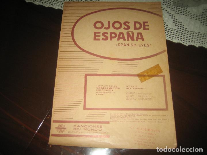 Catalogues de Musique: PARTITURA OJOS DE ESPA&Ntilde;A - 1967