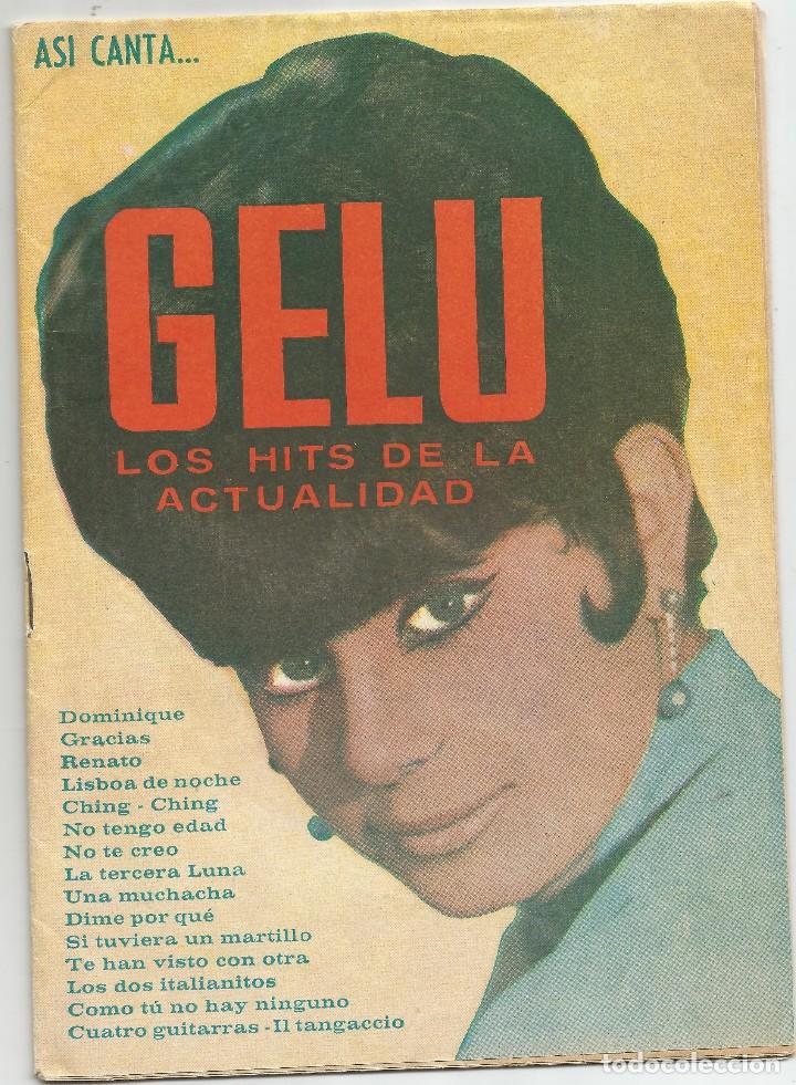 Catalogues de Musique: CANCIONERO, GELU, LOS HITS DE LA ACTUALIDAD