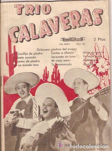 Catalogues de Musique: CANCIONERO; TRIO CALAVERAS