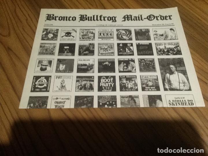 Catalogues de Musique: BRONCO BULLFROG MAIL-ORDER. CAT&Aacute;LOGO DE LA DISCOGRAFICA. DICIEMBRE 98. FORMATO PERI&Oacute;DICO. RARO
