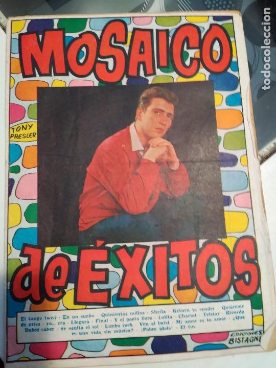 Cat&aacute;logos de M&uacute;sica: CANCIONERO MOSAICO DE EXITOS N&ordm; 56 EDICIONES BISTAGNE 1963